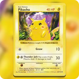 Card on yellow background